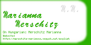 marianna merschitz business card